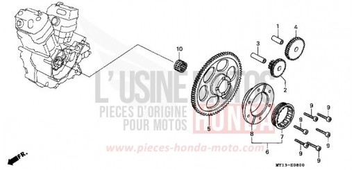 STARTING CLUTCH XRV750S de 1995